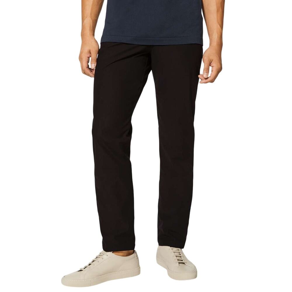 Lululemon ABC Slim Fit Trouser, Warpstreme, Obsidian Black, Men's Size 32